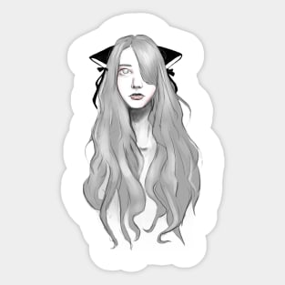 Black Cat Sticker